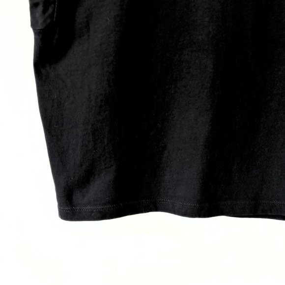 Zara Plain Eyelash T-shirt Black Size S - Picture 4 of 7